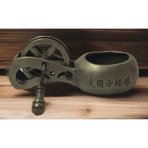 5.2"  Chinese ink marking‎ tool Chinese Sumitsubo or a carpenter's ink marker.